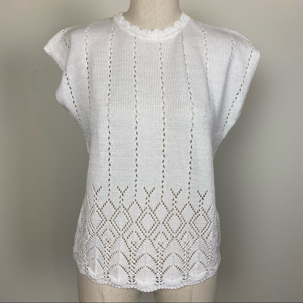 Vintage Sleeveless Knit Top